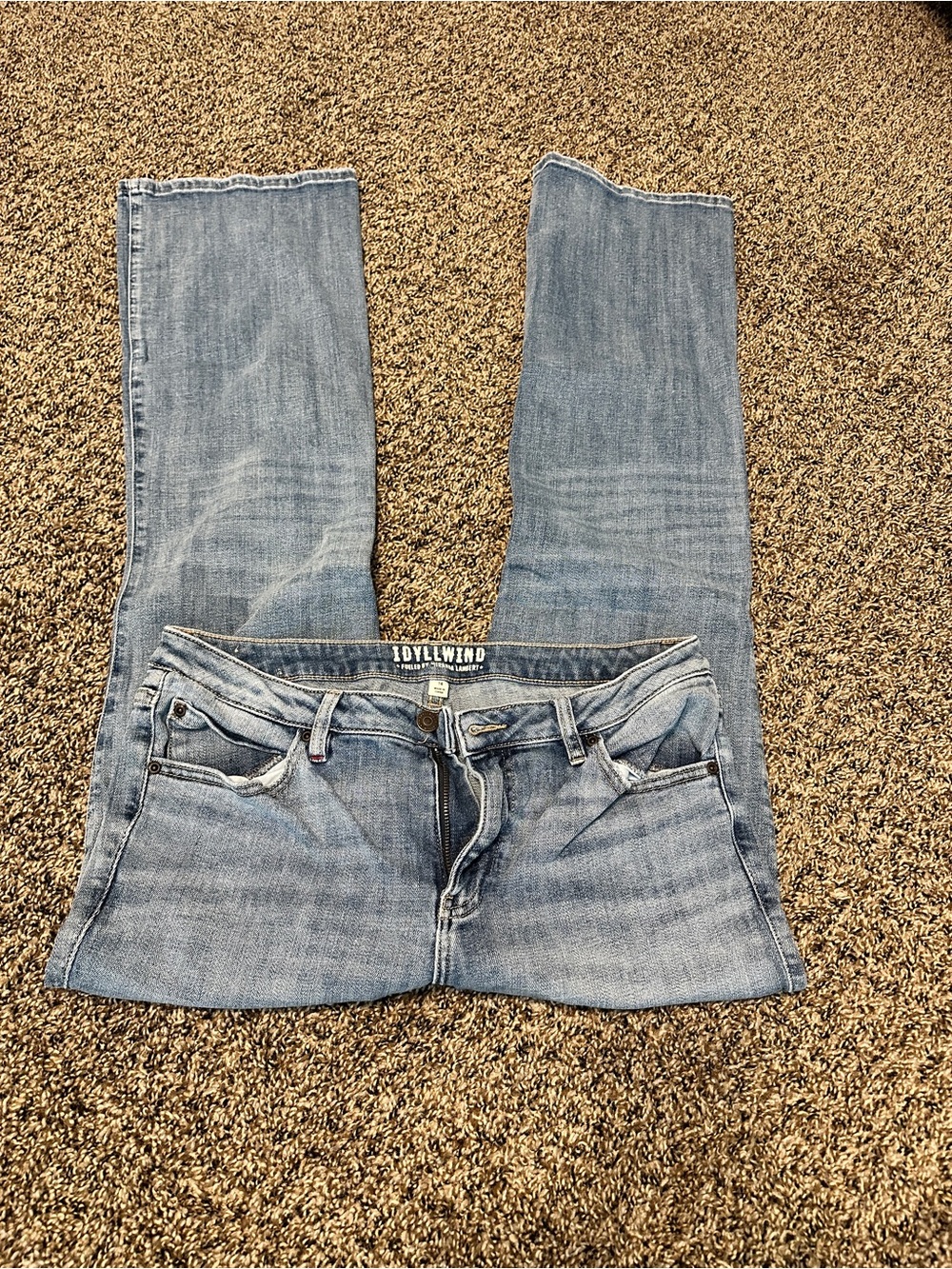 Idyllwind Miranda Lambert Women's Light Blue Boot Cut Jeans- Size 14W x 34L
